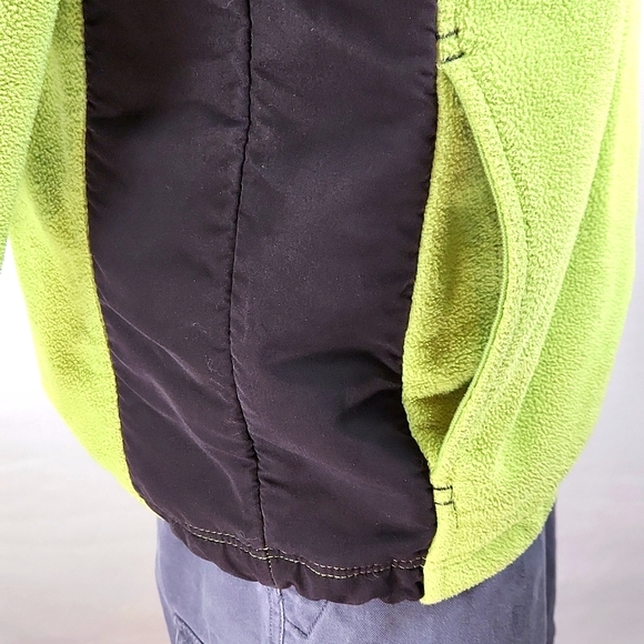 Izod Perform X Fleece Jacket Size L Lime Green - Picture 10 of 16